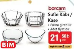 BORCAM BY PAŞABAHÇE SUFLE KABI / KASE BORCAM BY PAŞABAHÇE SUFLE KABI / KASE